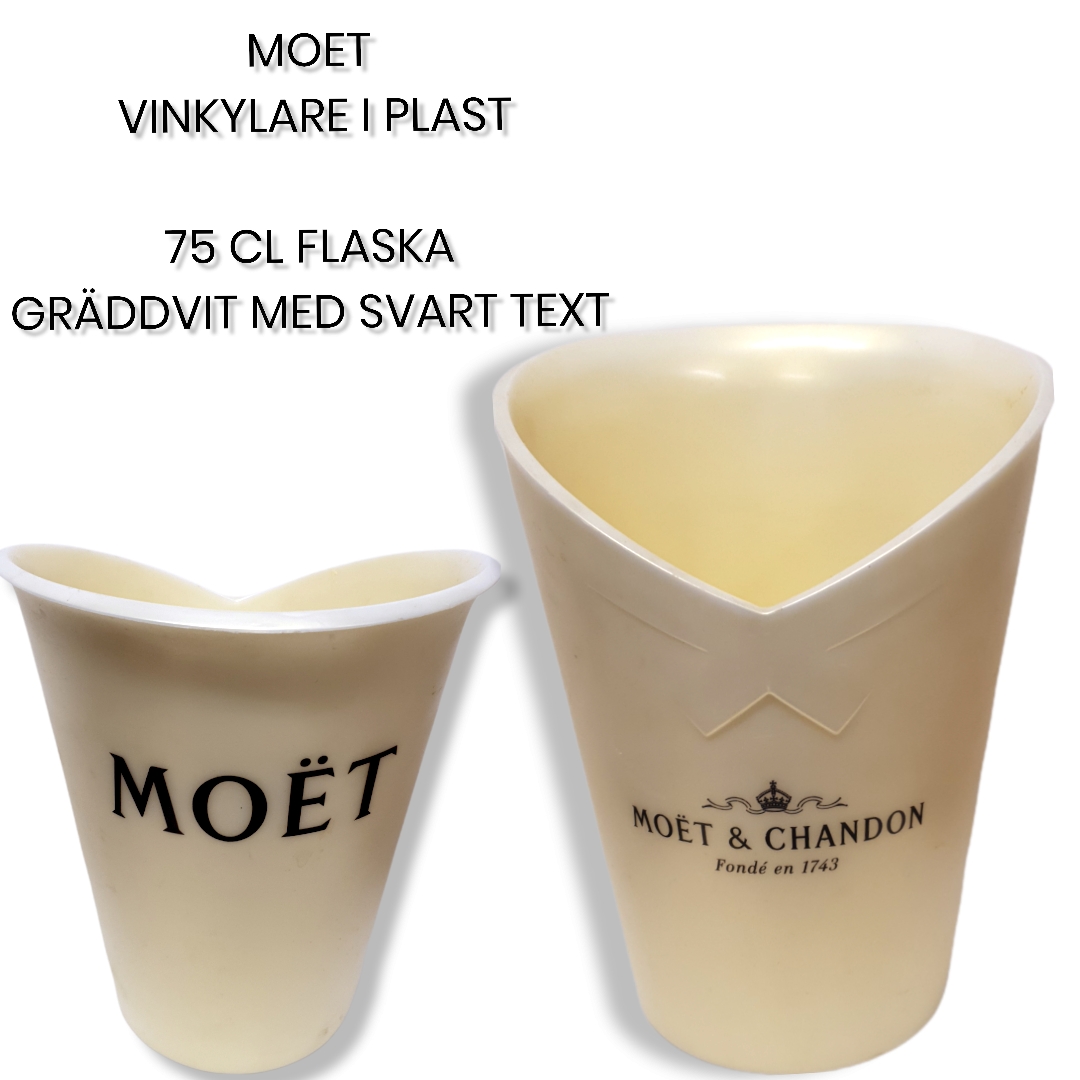 Champagnekylare i vit plast MOET ET CHANDON DEMOEX