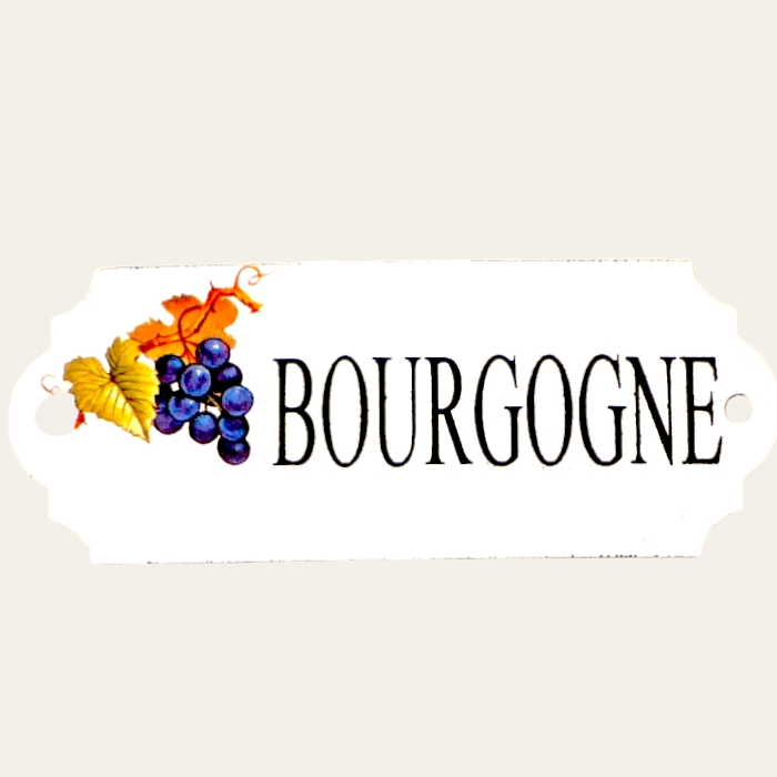 Emaljskylt Bourgogne