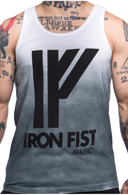 Iron Fist Athletics Mens Logo Tanktop M