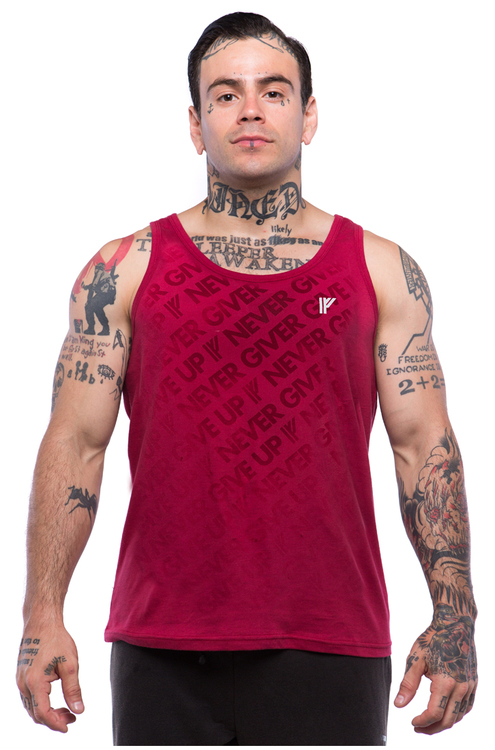 Iron Fist Athletics Mens Never Give In Reactive Tank M