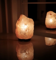 Saltkristall, lampa