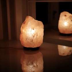 Saltkristall, lampa