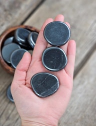 Hematit platta, touchstone -30% fyndexemplar mindre storlek