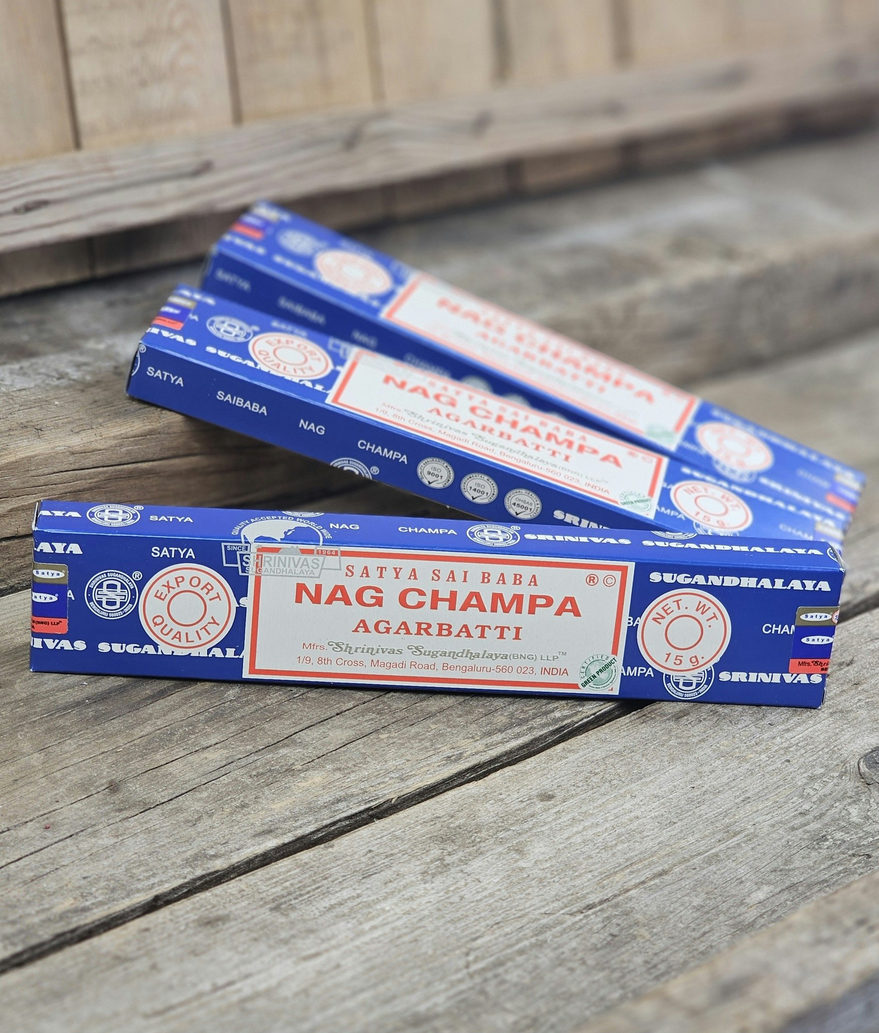 Satya - Nag Champa, rökelsepinnar i storpack bulk