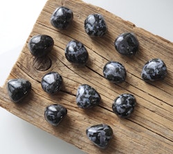 Indigo Gabbro (Merlinit), stora trumlade kulor -20% fynd ej runda!