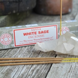 Satya - White Sage (Vit Salvia), rökelsepinnar