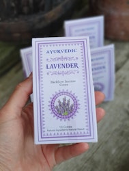 Ayurvedic - Lavender, rökelsekoner backflow