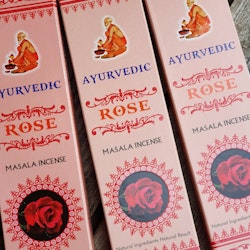Ayurvedic - Rose, rökelsepinnar