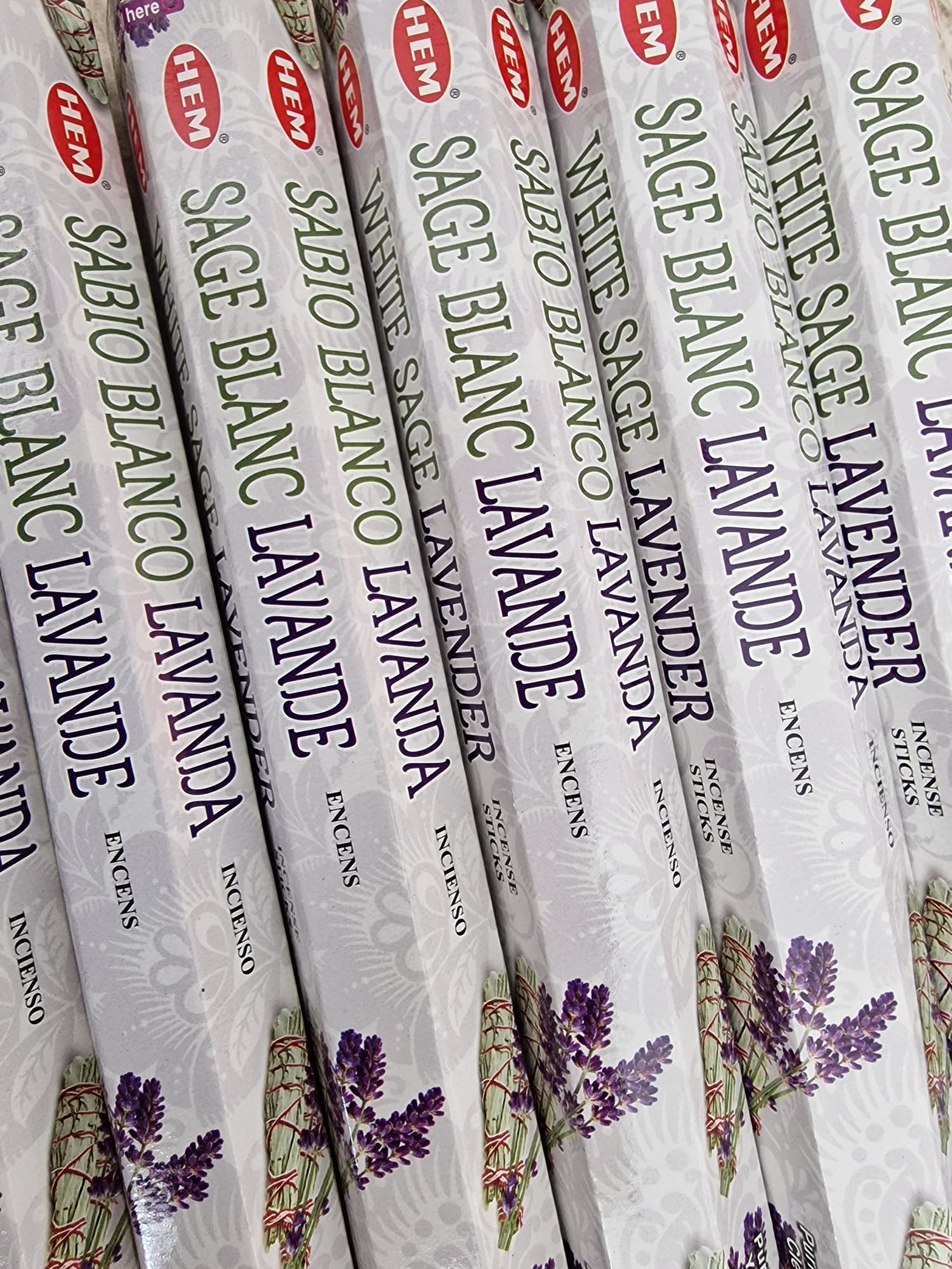 HEM - White Sage Lavender, rökelsepinnar