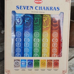 HEM - Presentförpackning Seven Chakras, rökelsepinnar
