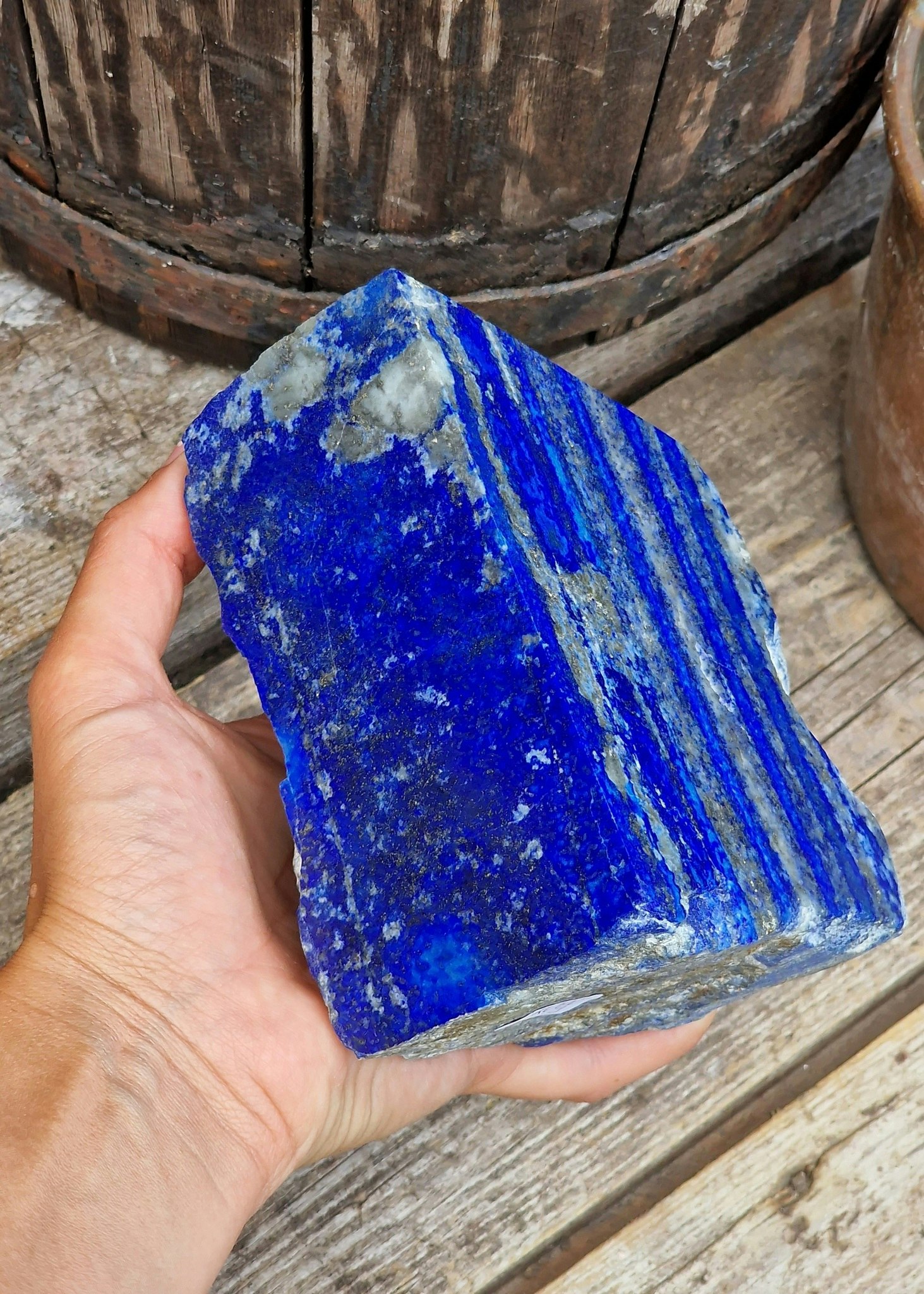 Halvpolerad Lapis Lazuli #1
