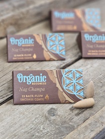 Song Of India - Organic Nag Champa, rökelsekoner backflow
