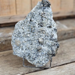 Kluster med Bergskristall, Sphalerit, Pyrit & Galena #2