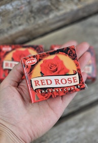 HEM - Red Rose, rökelsekoner