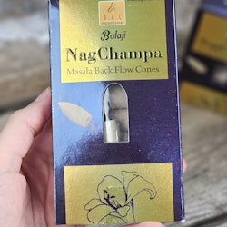 Balaji - Nag Champa, rökelsekoner backflow