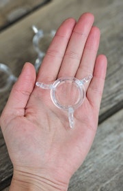 Klotställ, transparent