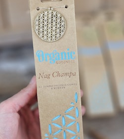 Song Of India - Organic Nag Champa, Jumbo rökelsekoner