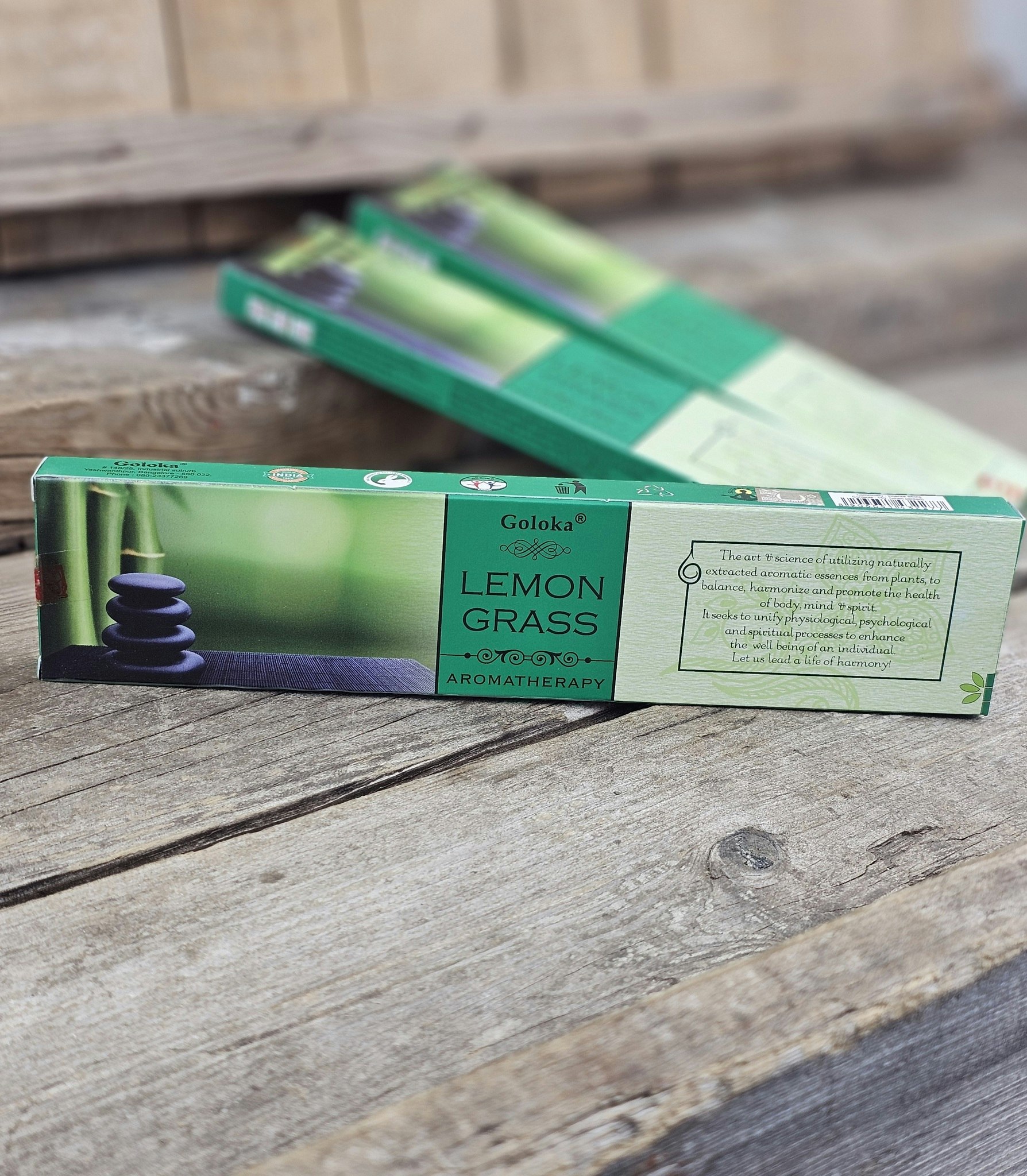 GOLOKA - Aromatherapy Lemon Grass, rökelsepinnar