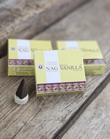 Vijayshree - Golden Nag Vanilla, rökelsekoner