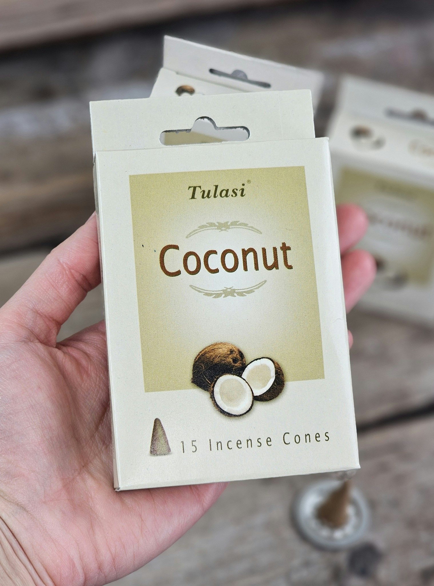 Tulasi - Coconut, rökelsekoner