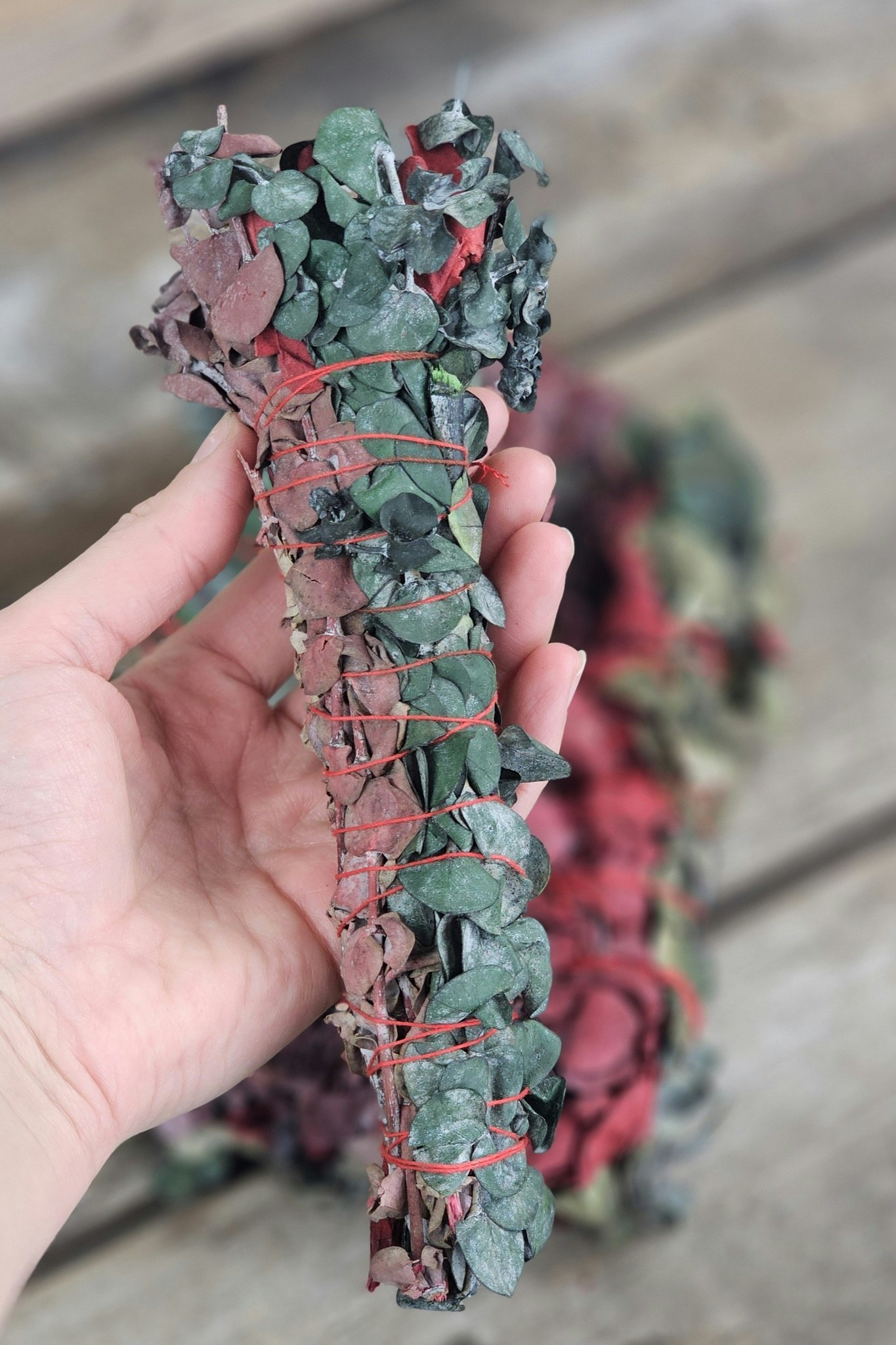 Eukalyptusblad i kombination med Dragons blood