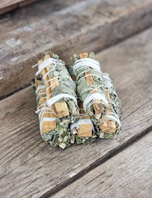 Palo Santo (Heligt trä) i kombination med Eukalyptus