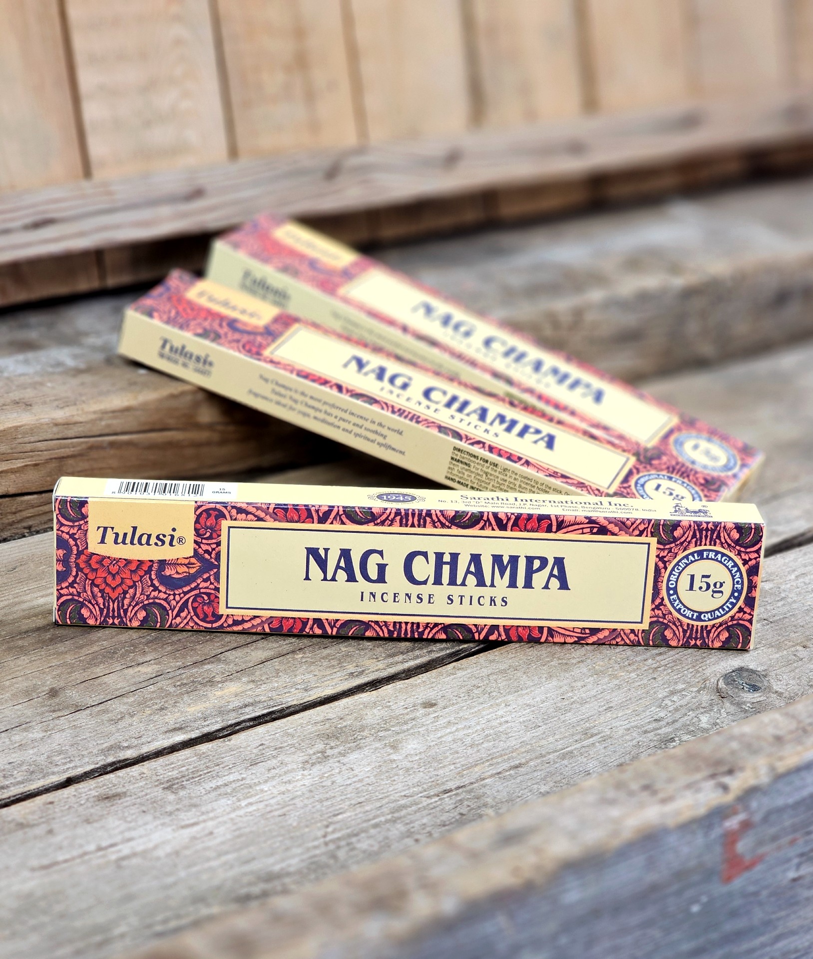 Tulasi - Nag Champa Original, rökelsepinnar
