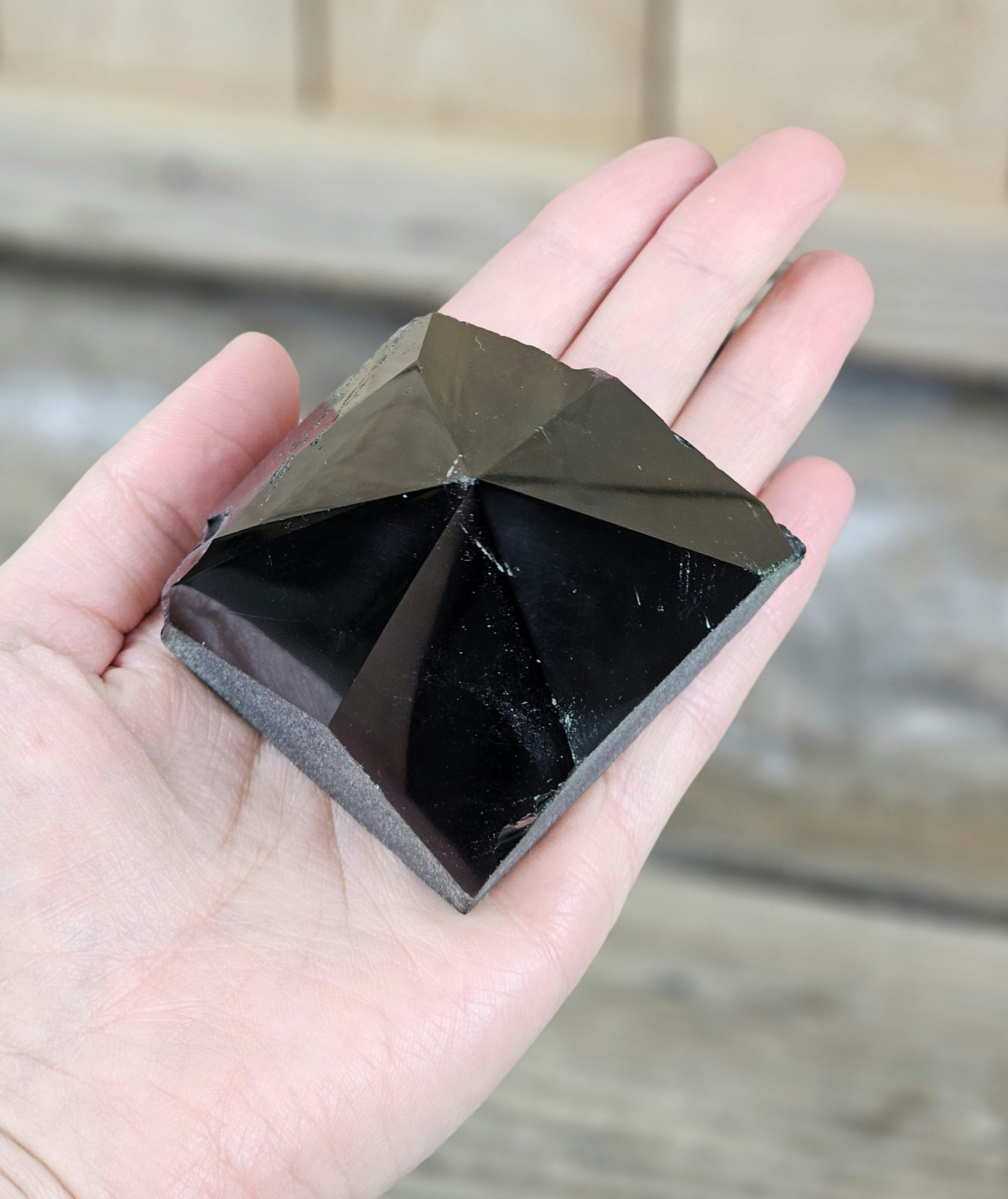 Stående spets, Svart Obsidian #3