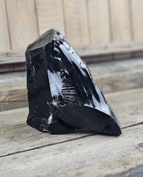 Svart Obsidian rå XL #5
