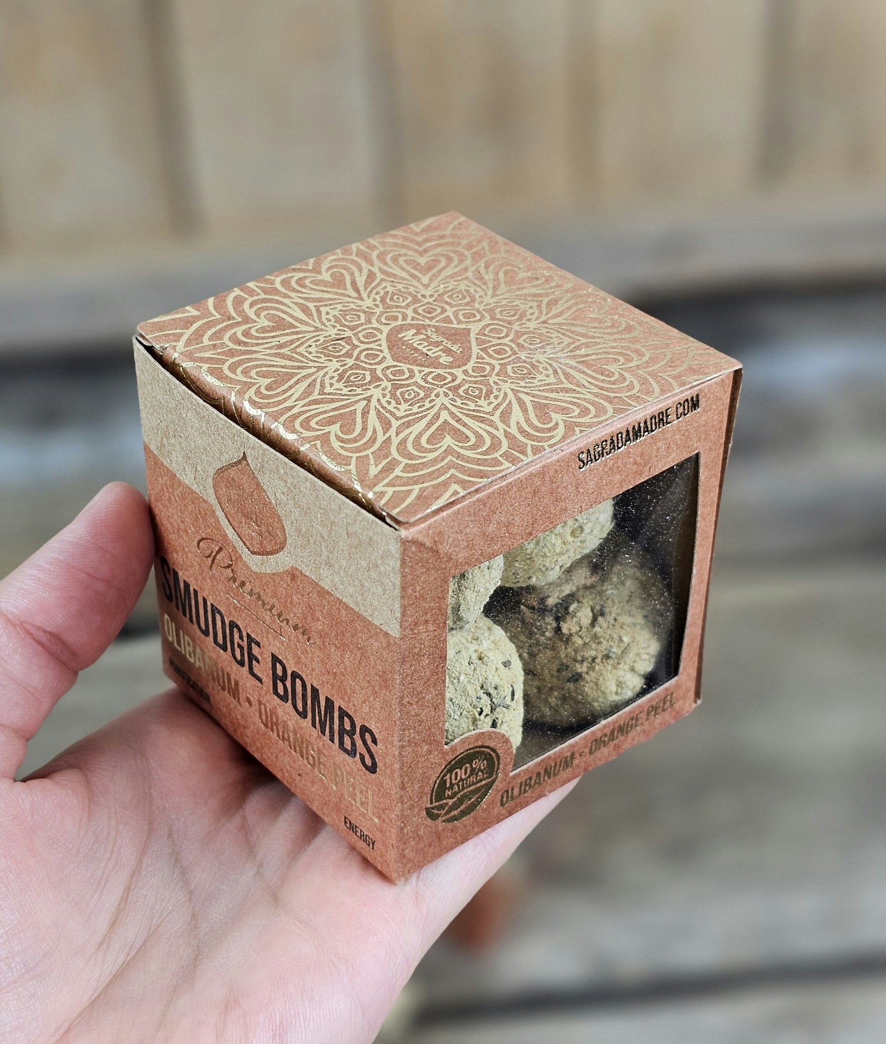 Sagrada Madre - Premium Bombitas, Olibanum & Apelsin rökelsebollar