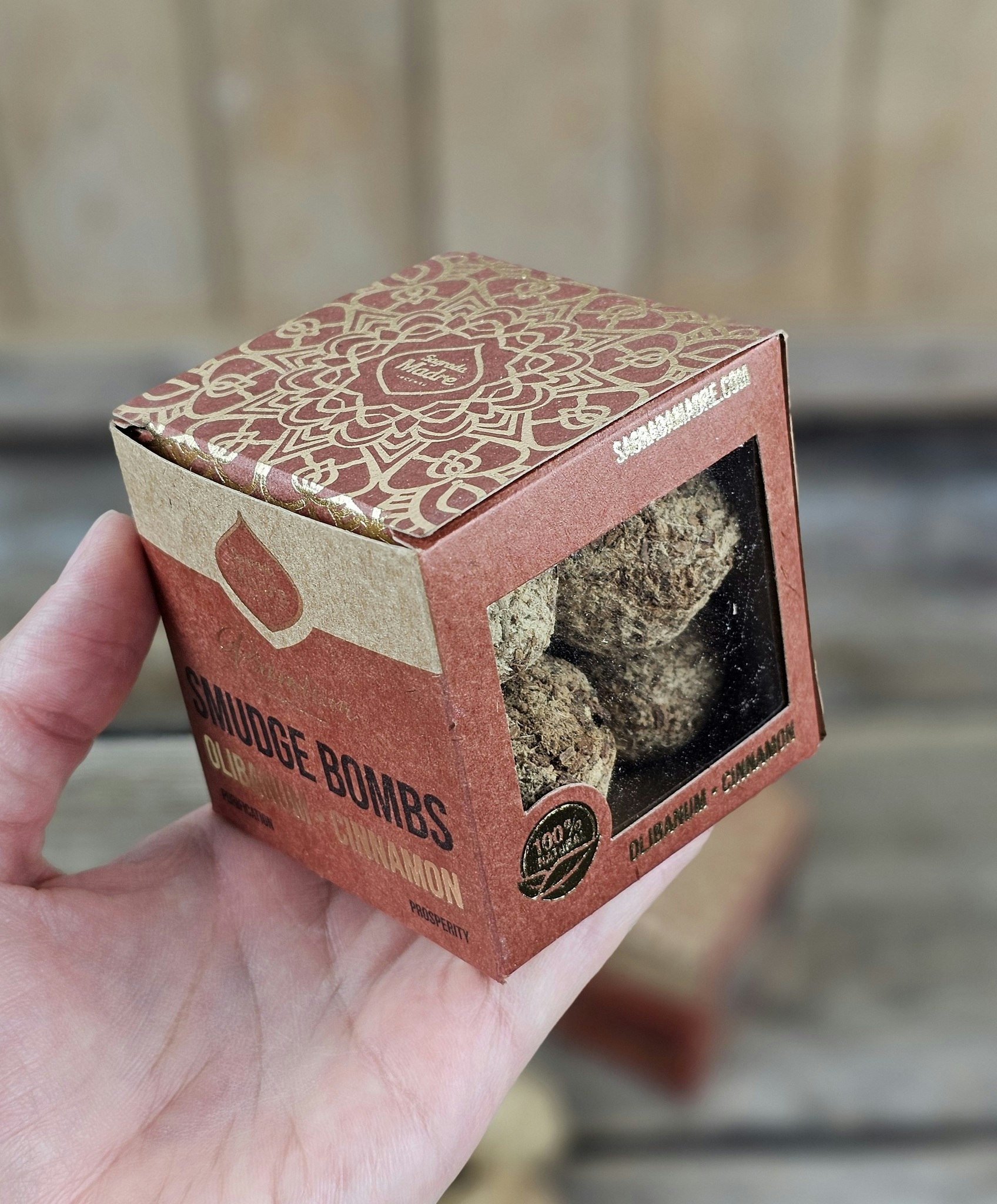 Sagrada Madre - Premium Bombitas, Olibanum & Kanel rökelsebollar