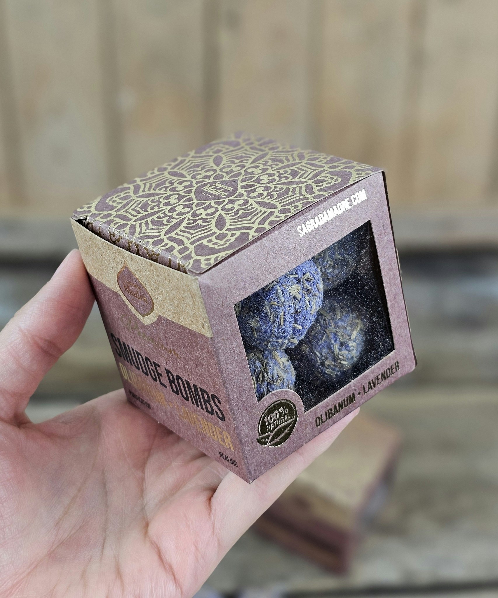 Sagrada Madre - Premium Bombitas, Olibanum & Lavendel rökelsebollar