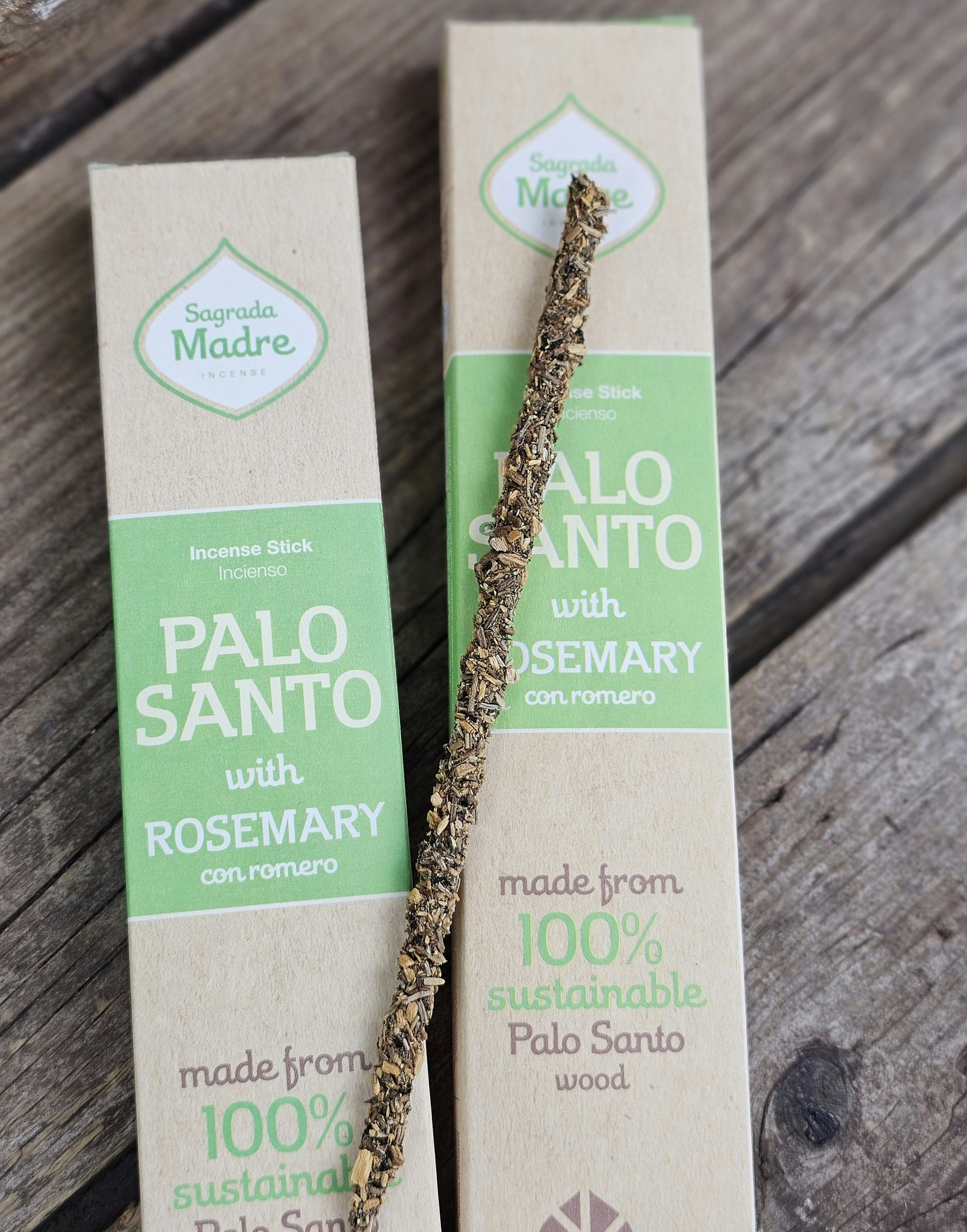 Sagrada Madre - Palo Santo med Rosmarin, rökelsepinnar