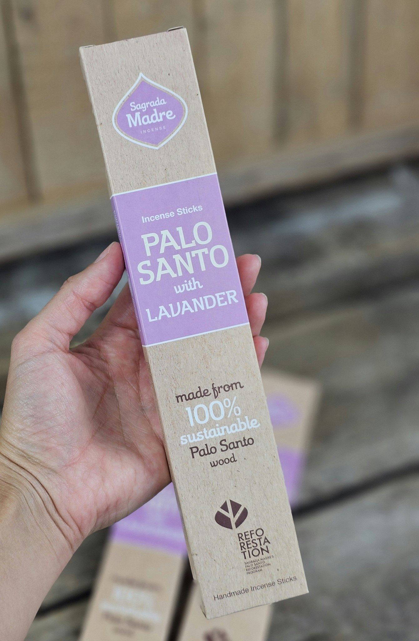 Sagrada Madre - Palo Santo med Lavendel, rökelsepinnar