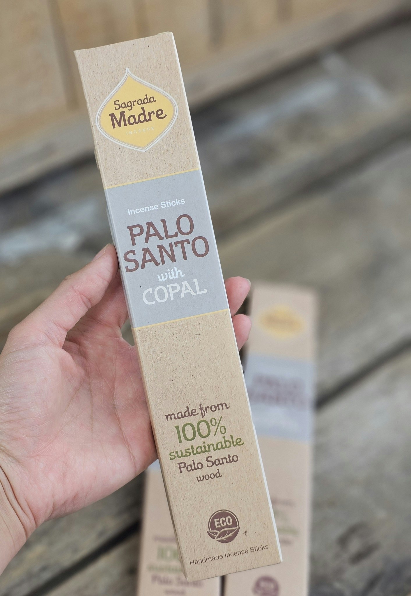 Sagrada Madre - Palo Santo med Copal, rökelsepinnar