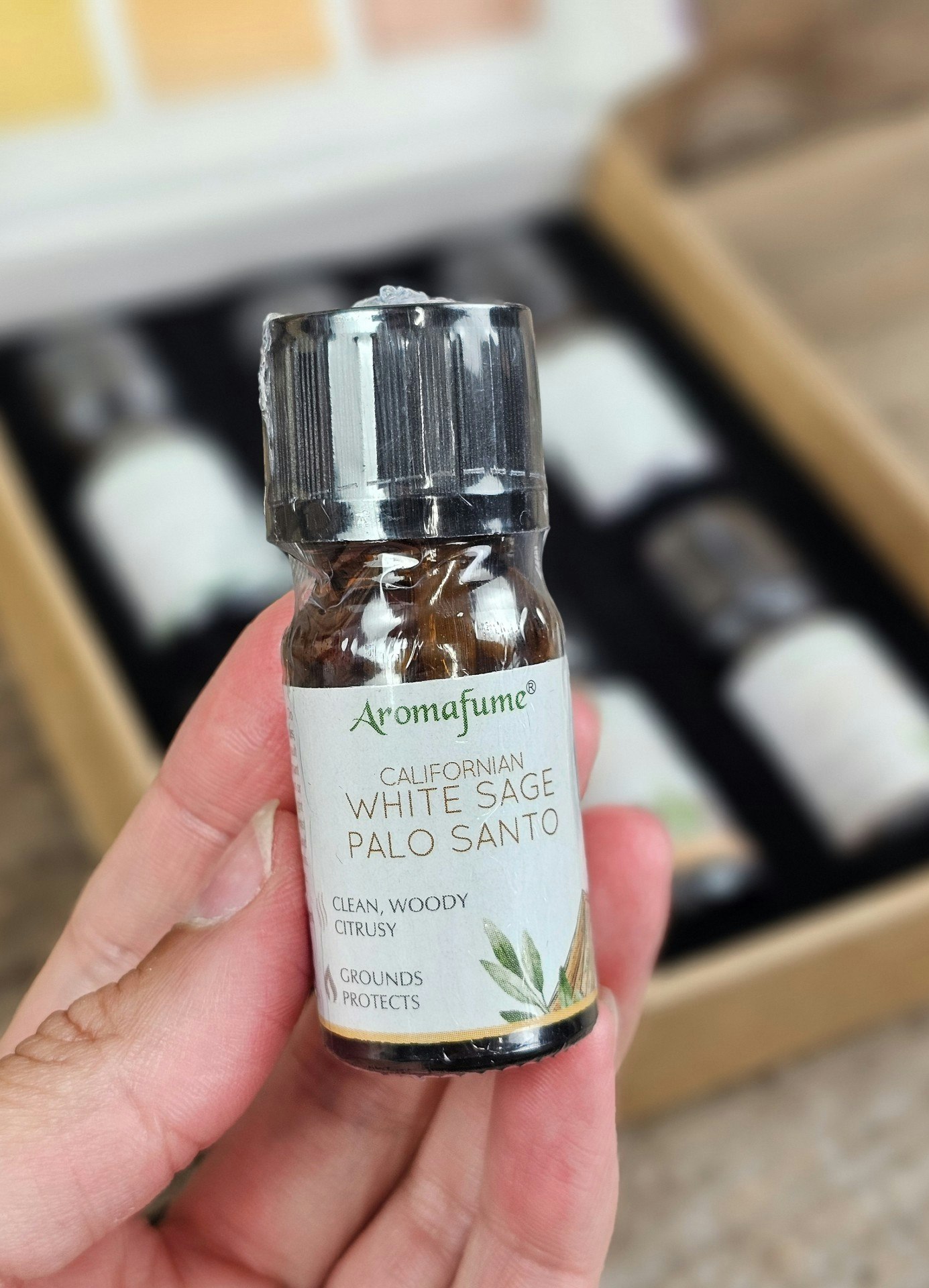 Aromafume - White Sage presentförpackning, Eterisk olja Aromaterapi