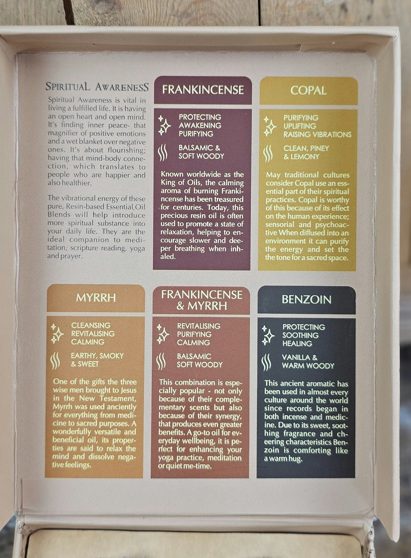 Aromafume - Spiritual Awareness presentförpackning, Eterisk olja Aromaterapi