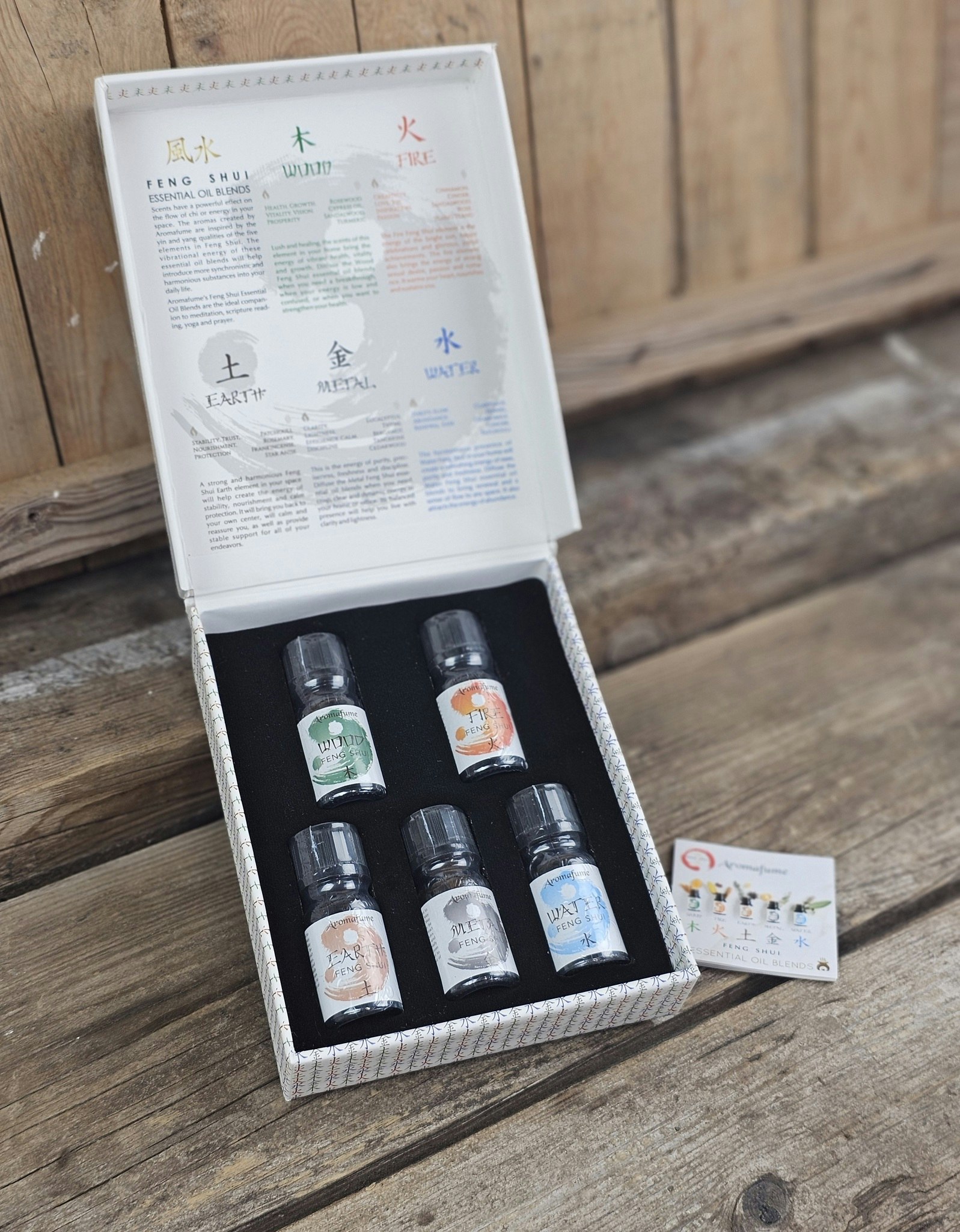 Aromafume - Feng Shui essential oil blend set, Eterisk olja Aromaterapi