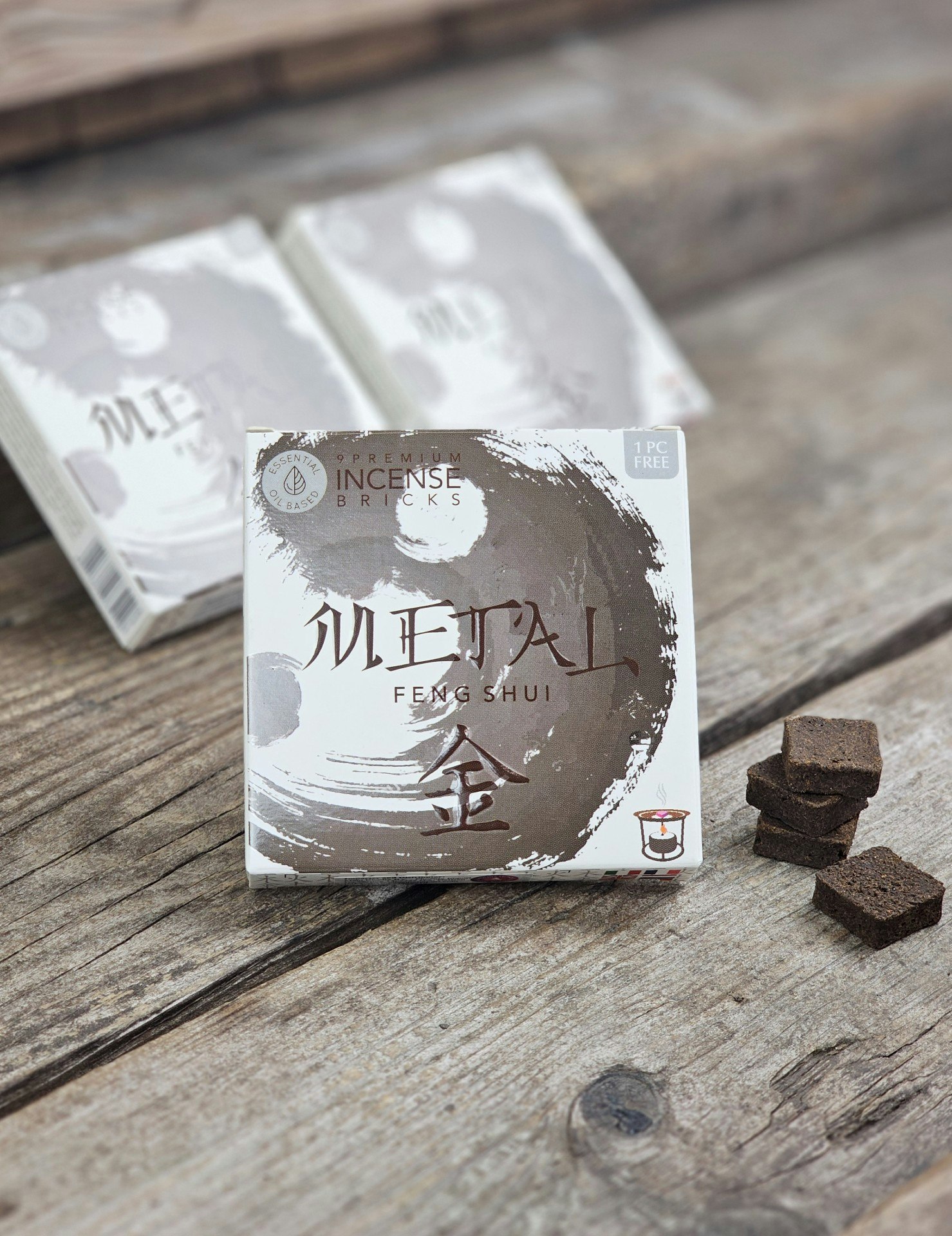 Aromafume - Feng shui Metal, rökelsebrickor