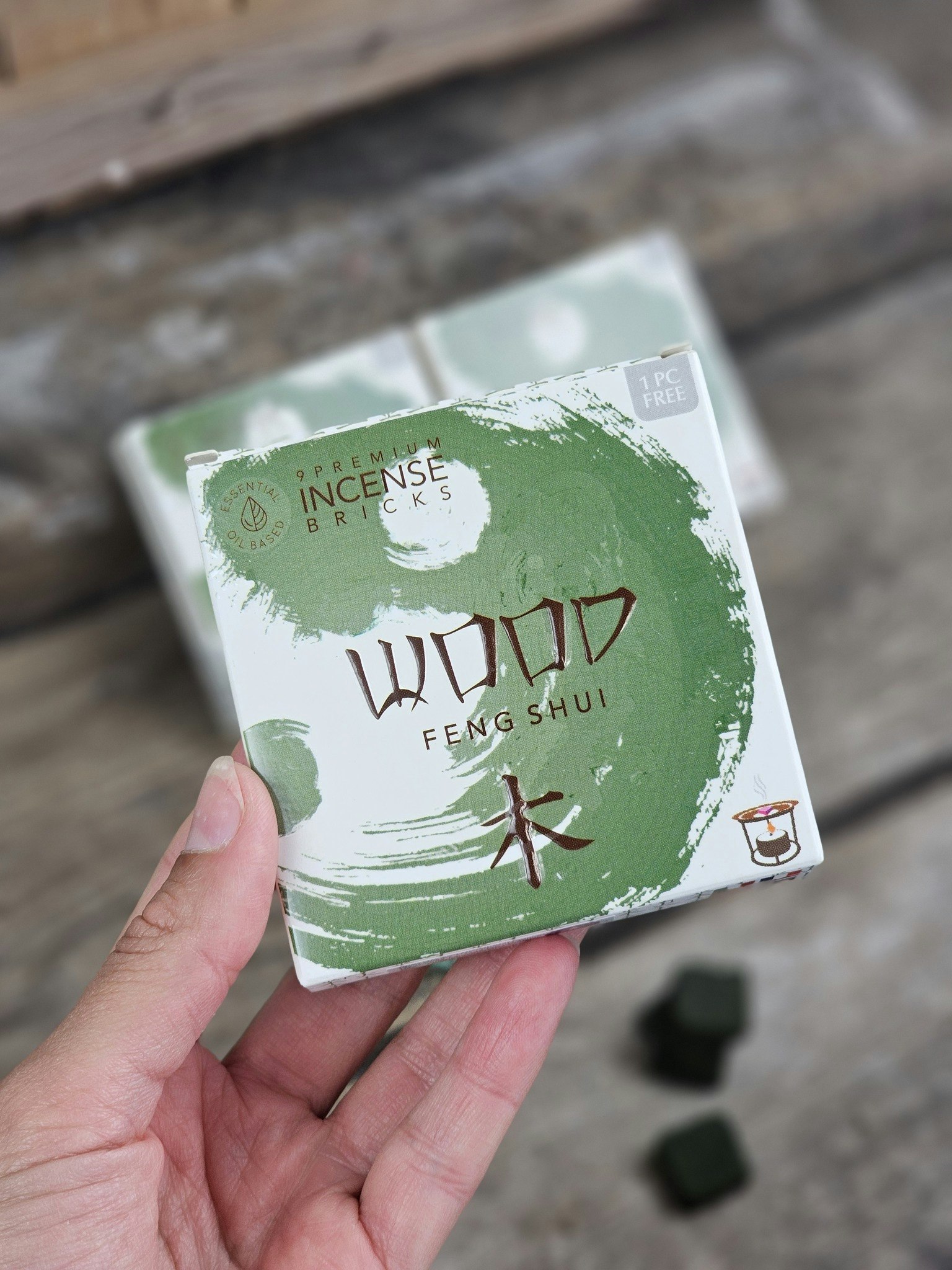 Aromafume - Feng shui Wood, rökelsebrickor