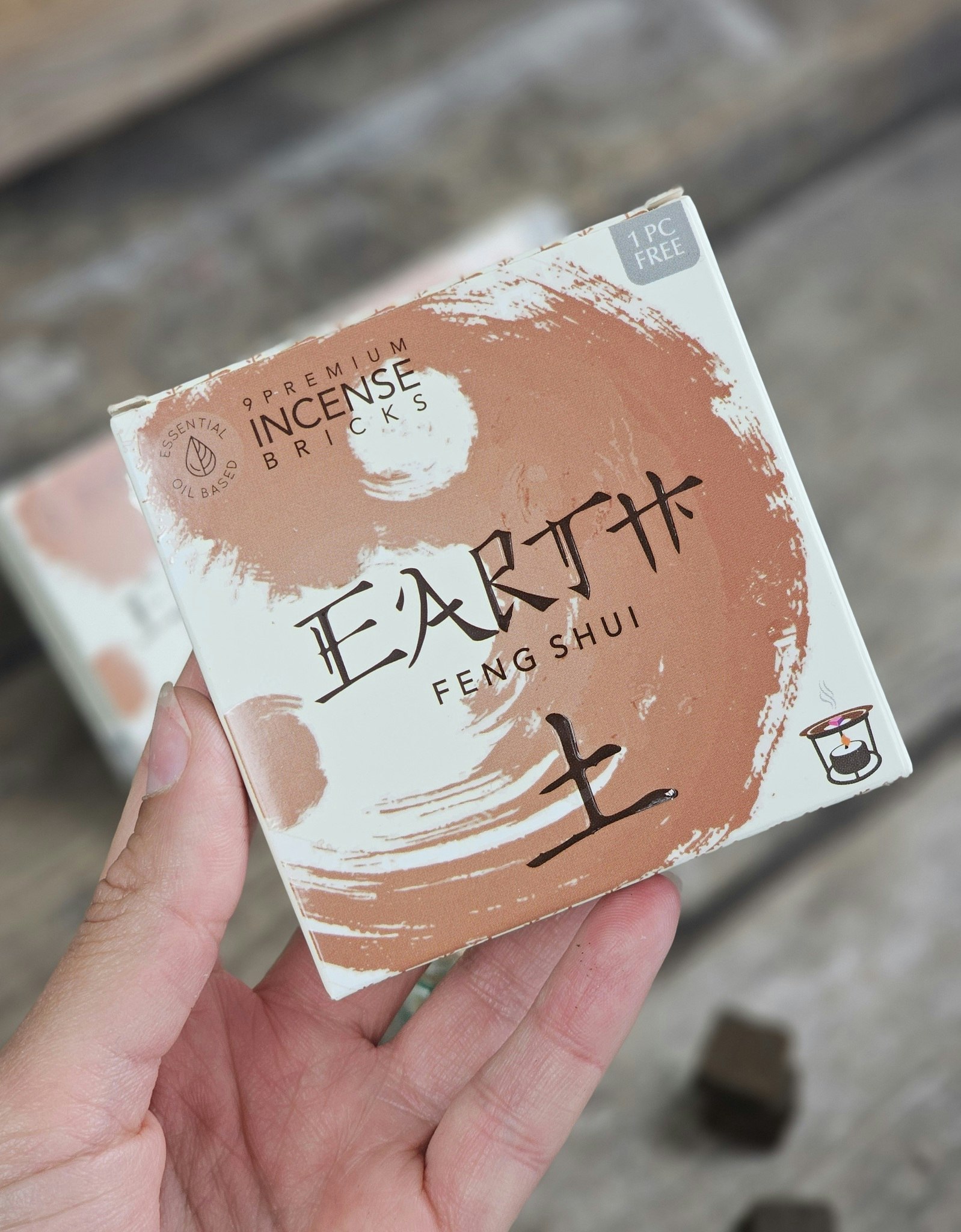 Aromafume - Feng shui Earth, rökelsebrickor