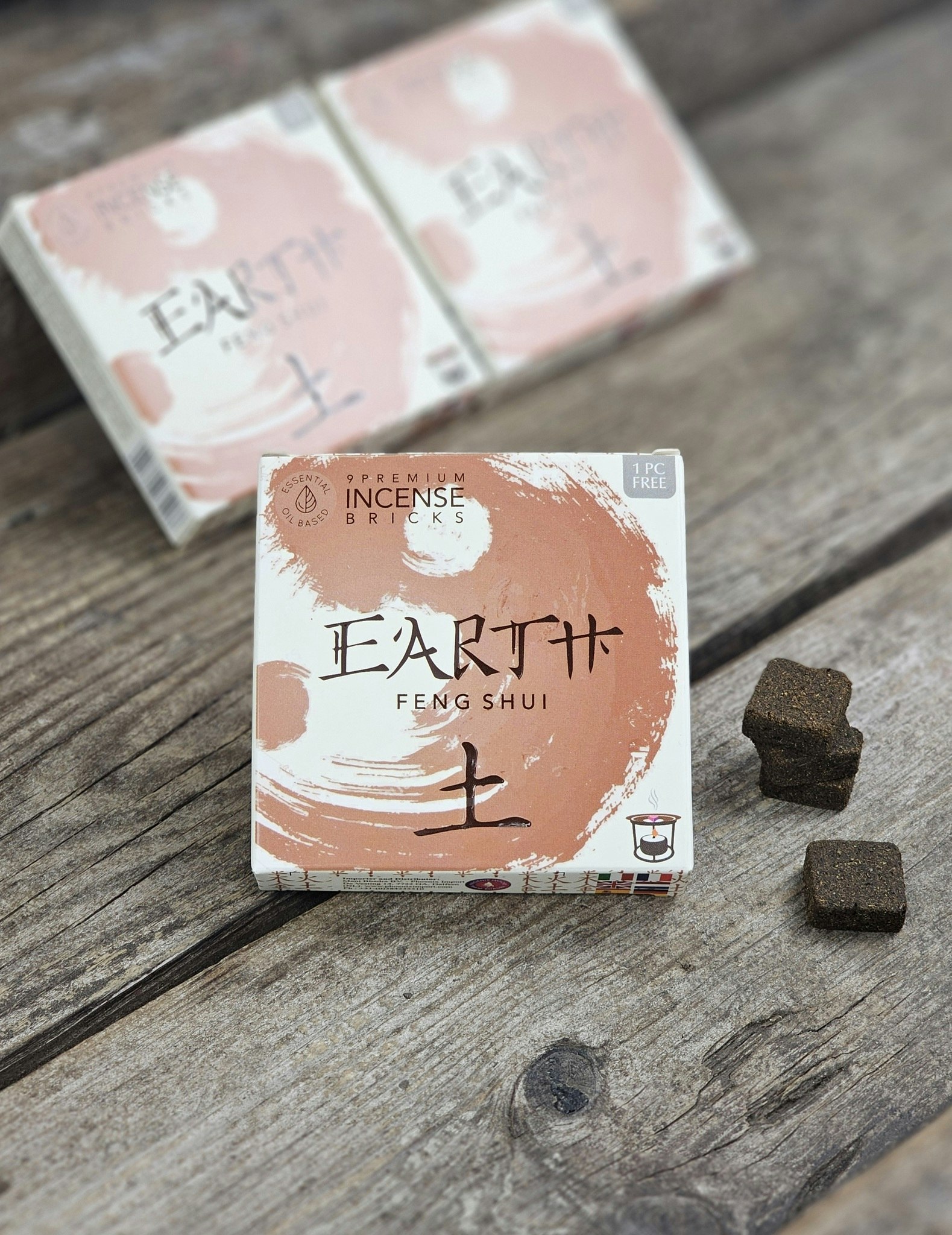 Aromafume - Feng shui Earth, rökelsebrickor