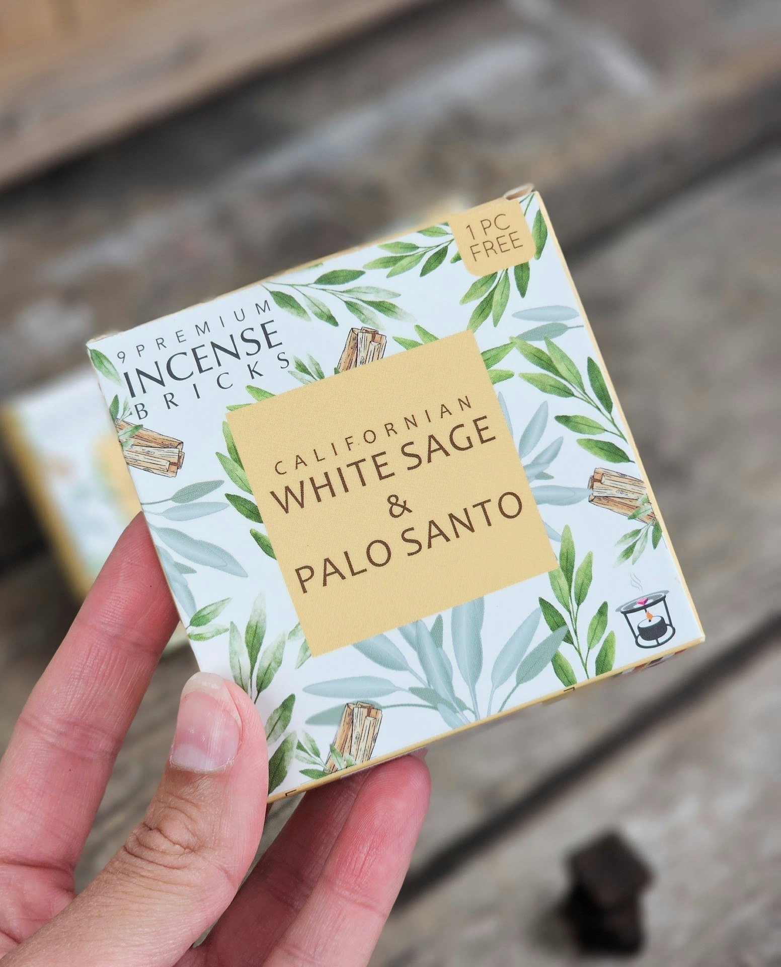 Aromafume - White Sage & Palo Santo, rökelsebrickor