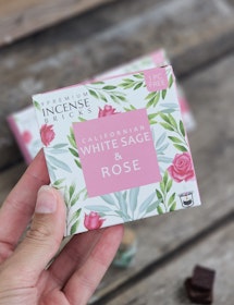 Aromafume - White Sage & Rose, rökelsebrickor