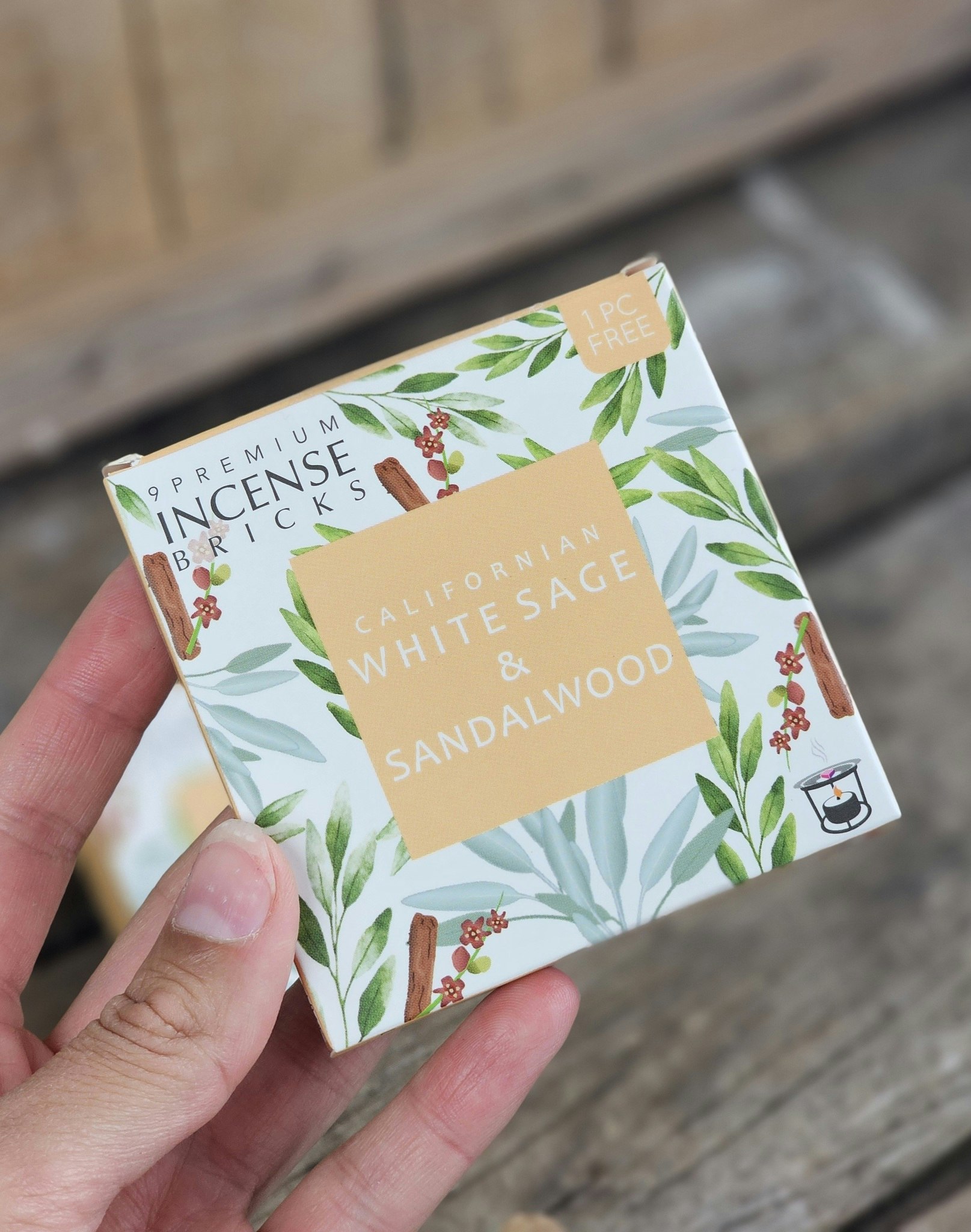 Aromafume - White Sage & Sandalwood, rökelsebrickor