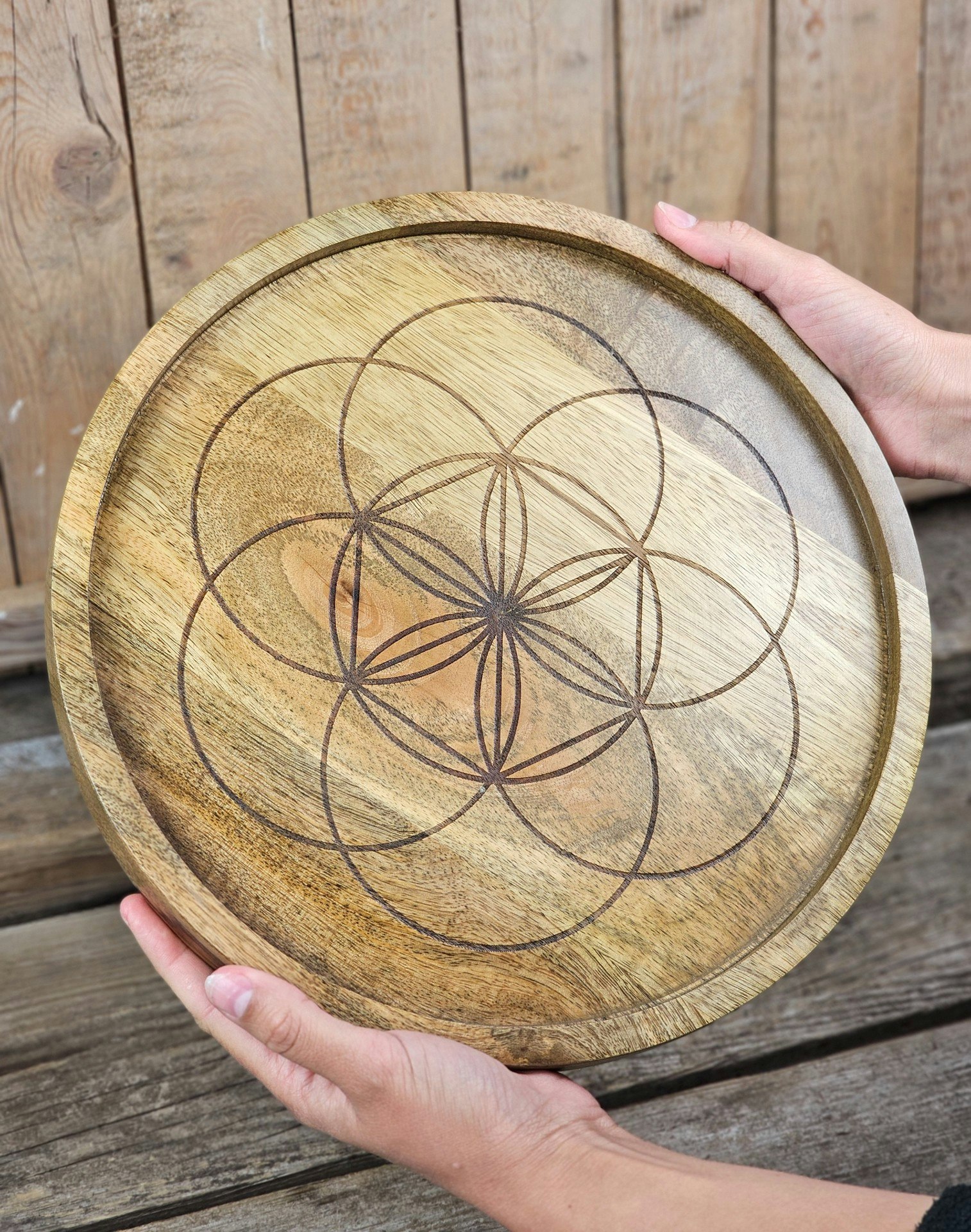 Stor bricka för kristallgrid (kristallnät), Seed Of Life