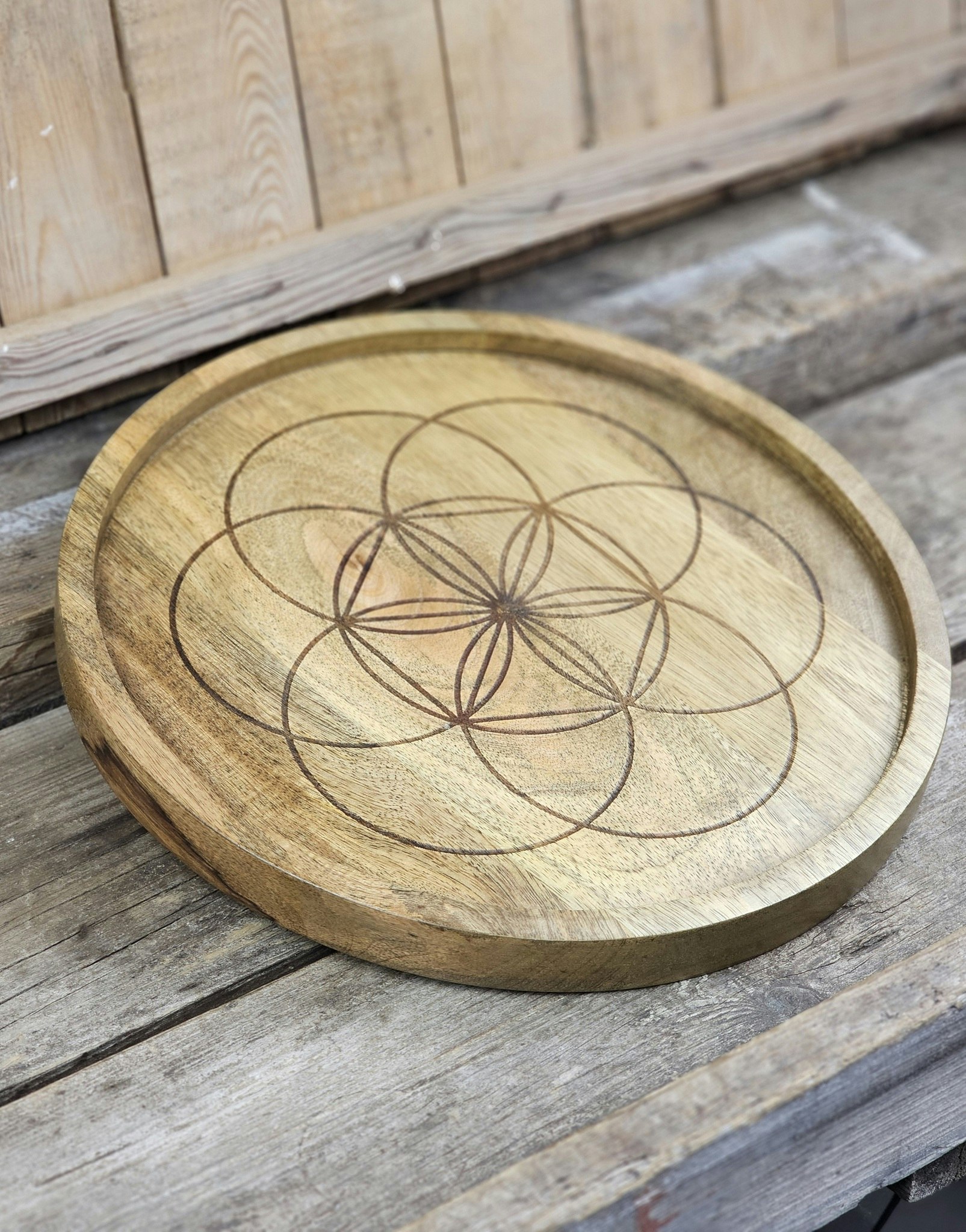 Stor bricka för kristallgrid (kristallnät), Seed Of Life