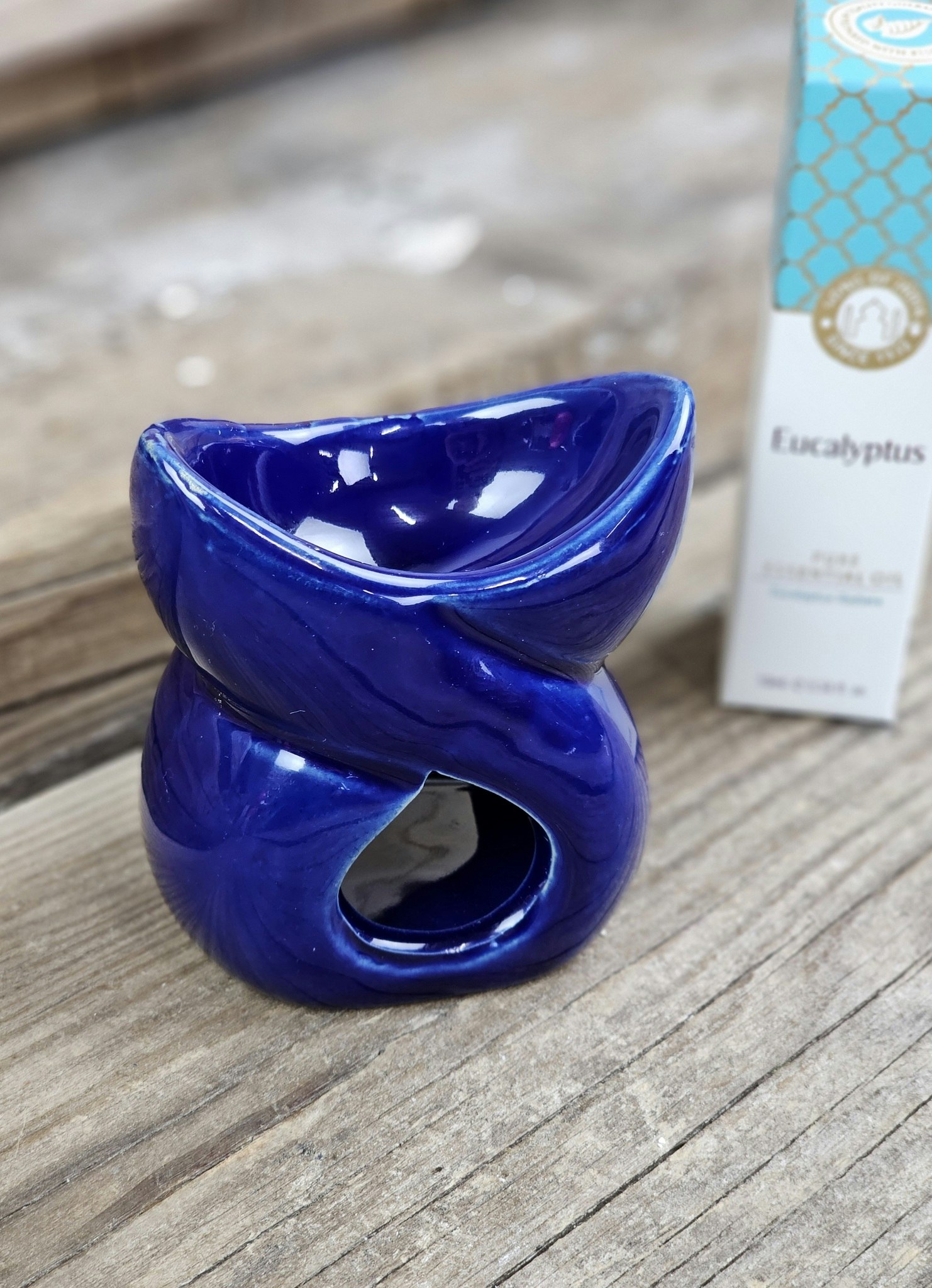 Aromalampa, diffuser liten blå