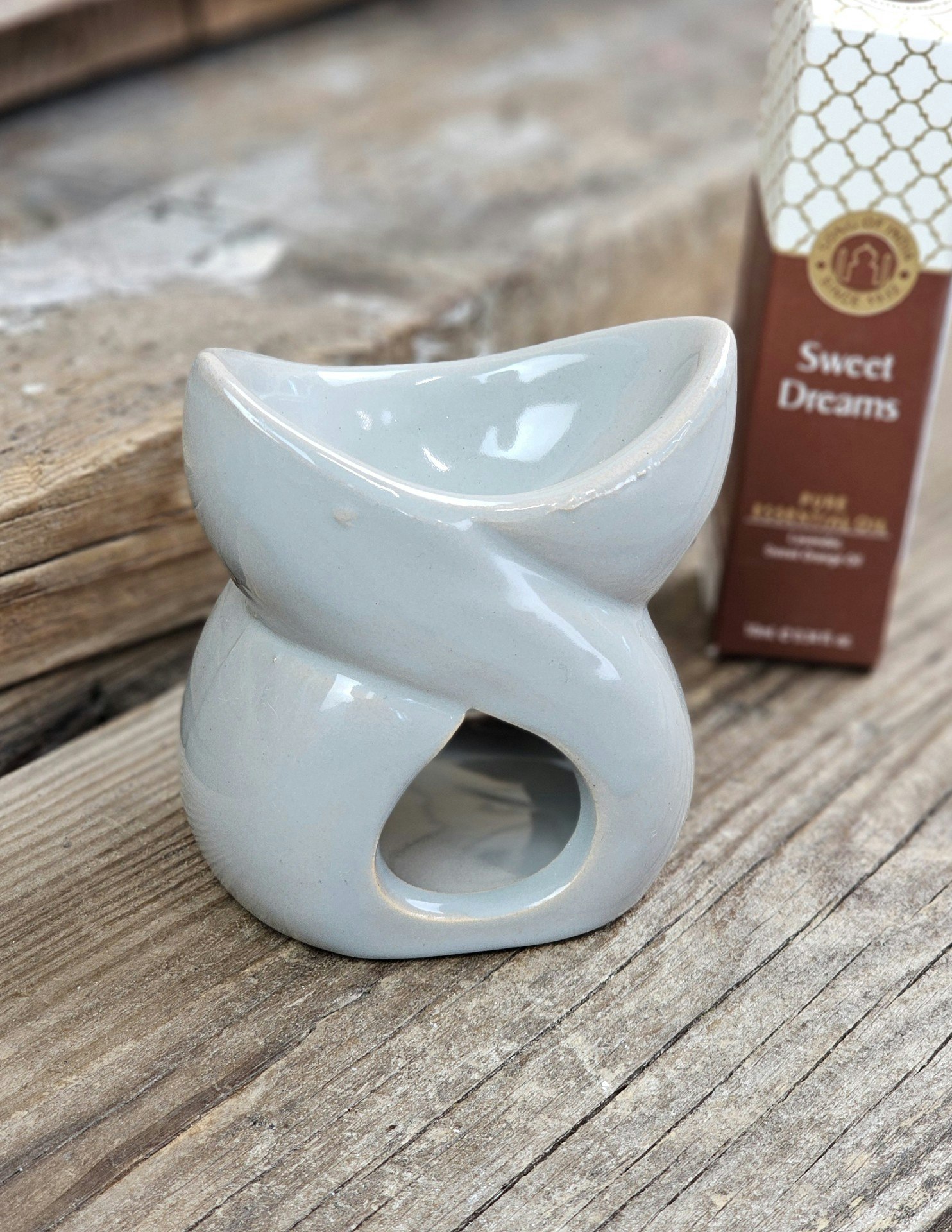 Aromalampa, diffuser liten grå