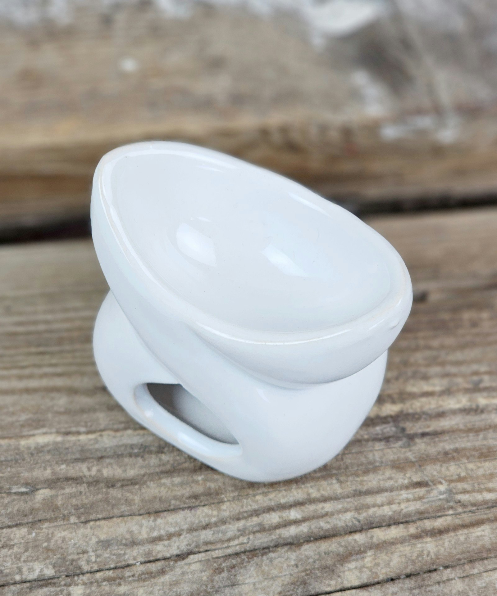 Aromalampa, diffuser liten vit